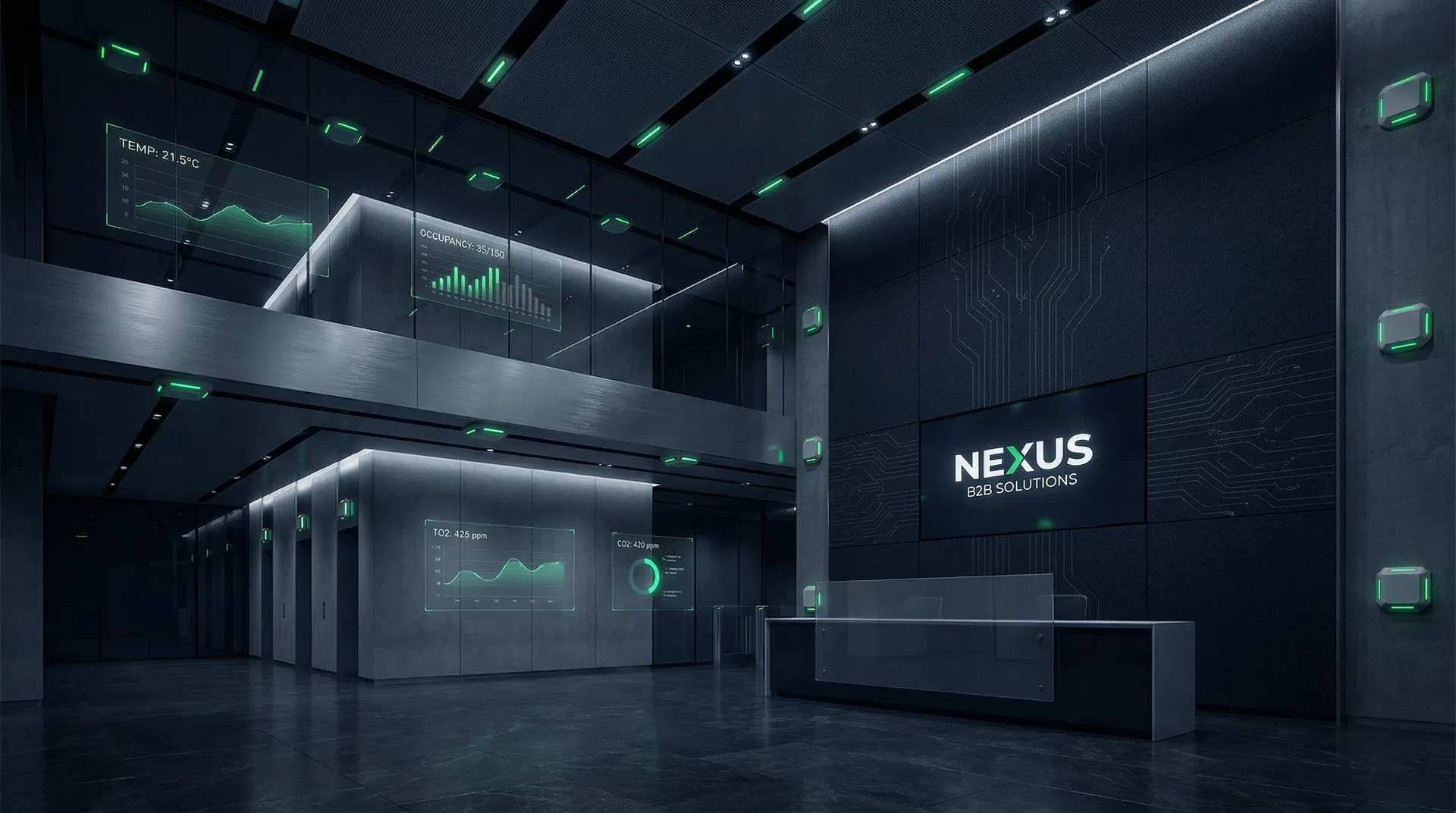 Smart Building with IoT sensors