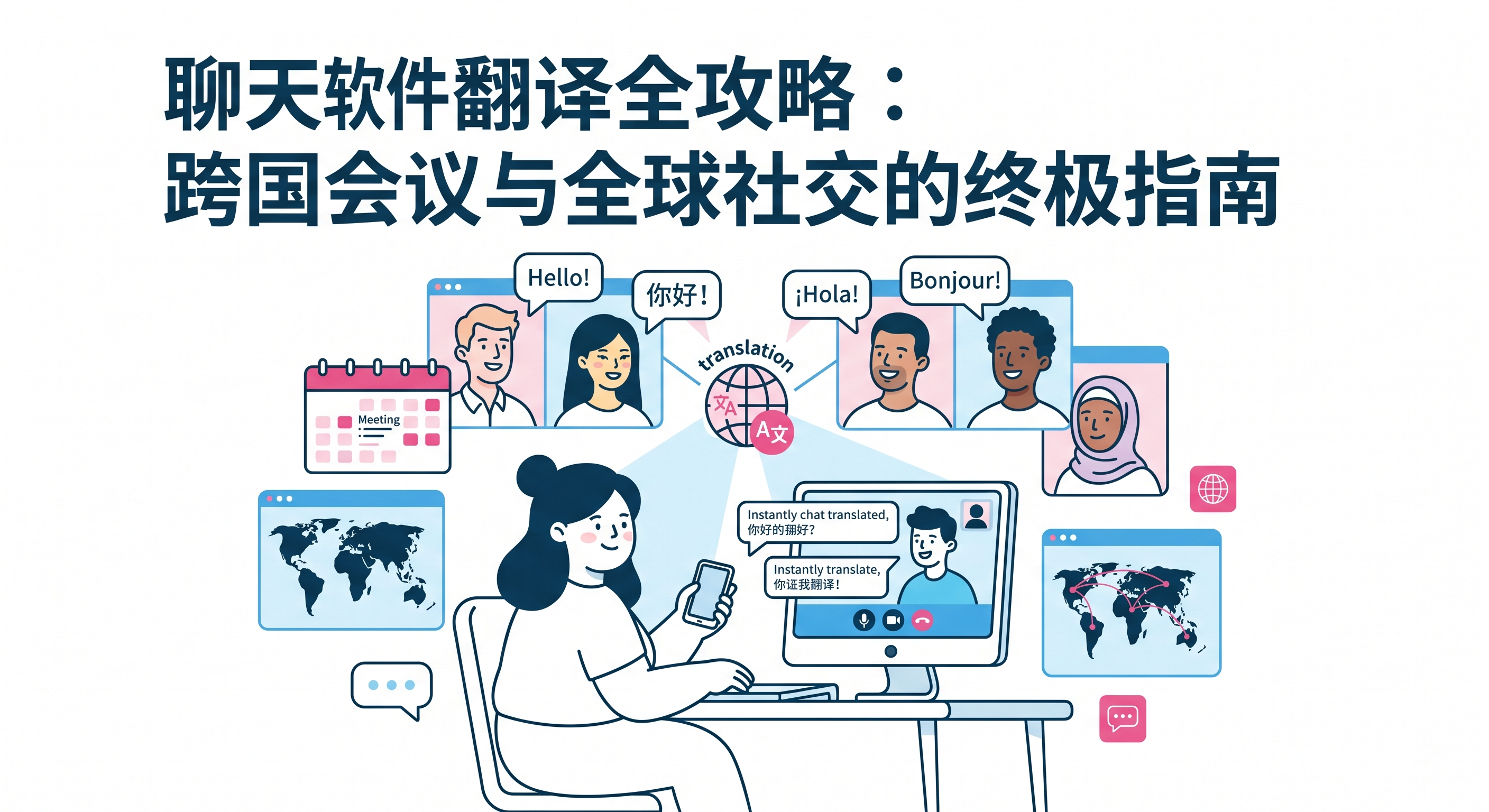 聊天翻译工具全攻略：Zoom会议+WhatsApp+ChatGPT跨语言沟通
