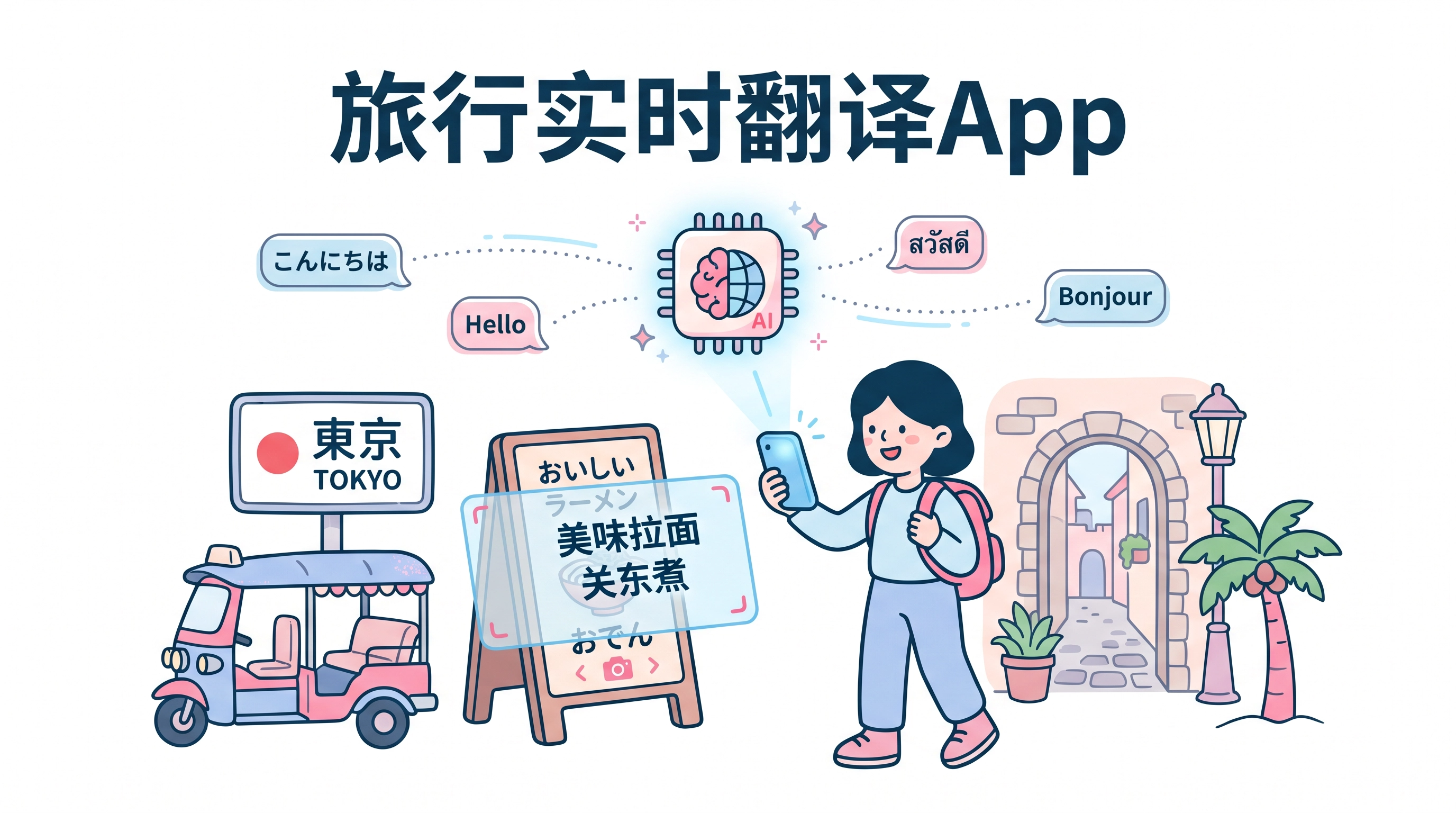 告别语言障碍：2026 出境旅游与数字游民必备的旅行实时翻译 App 指南
