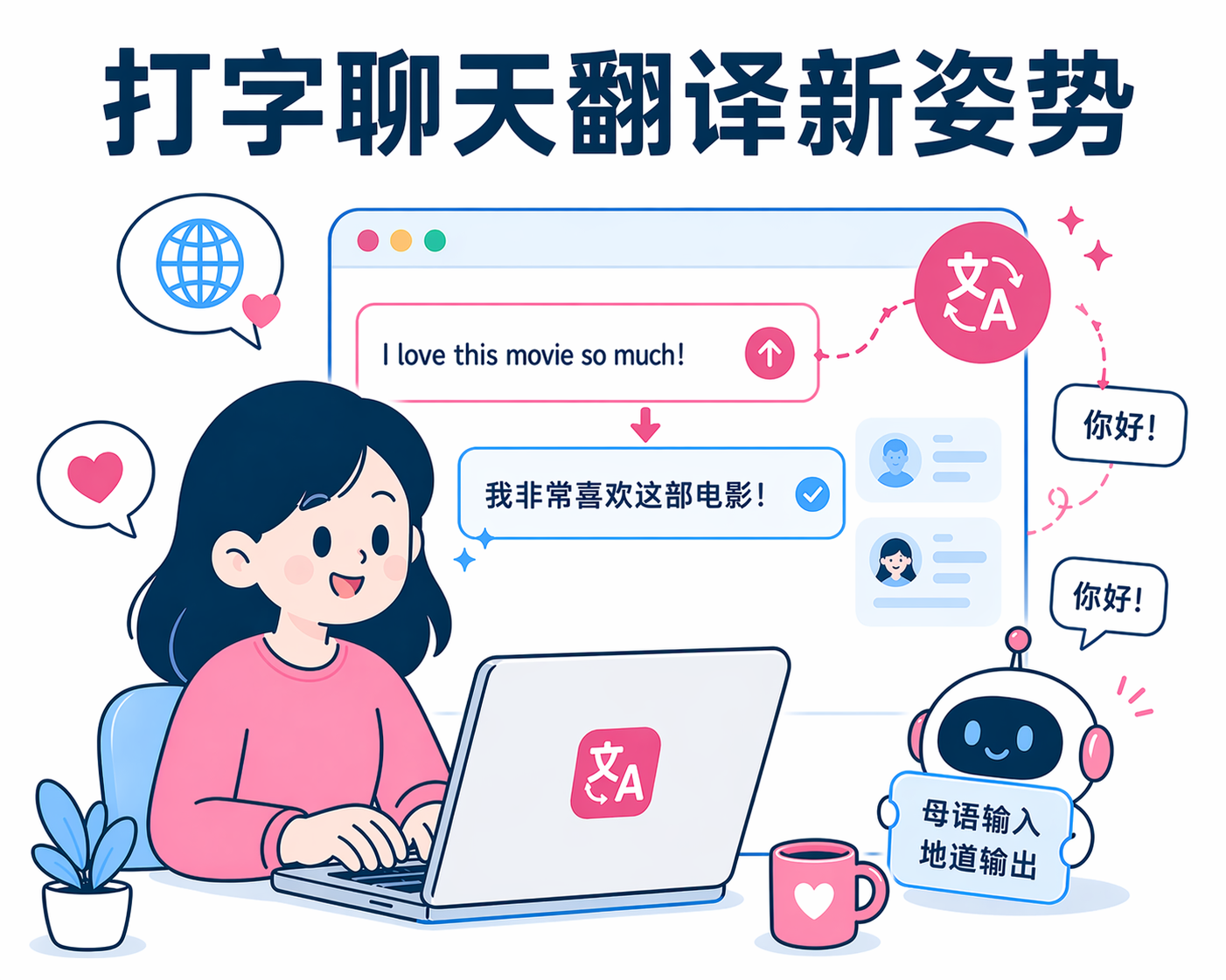 打字聊天翻译新姿势：沉浸式翻译让任何输入框秒变跨语言神器