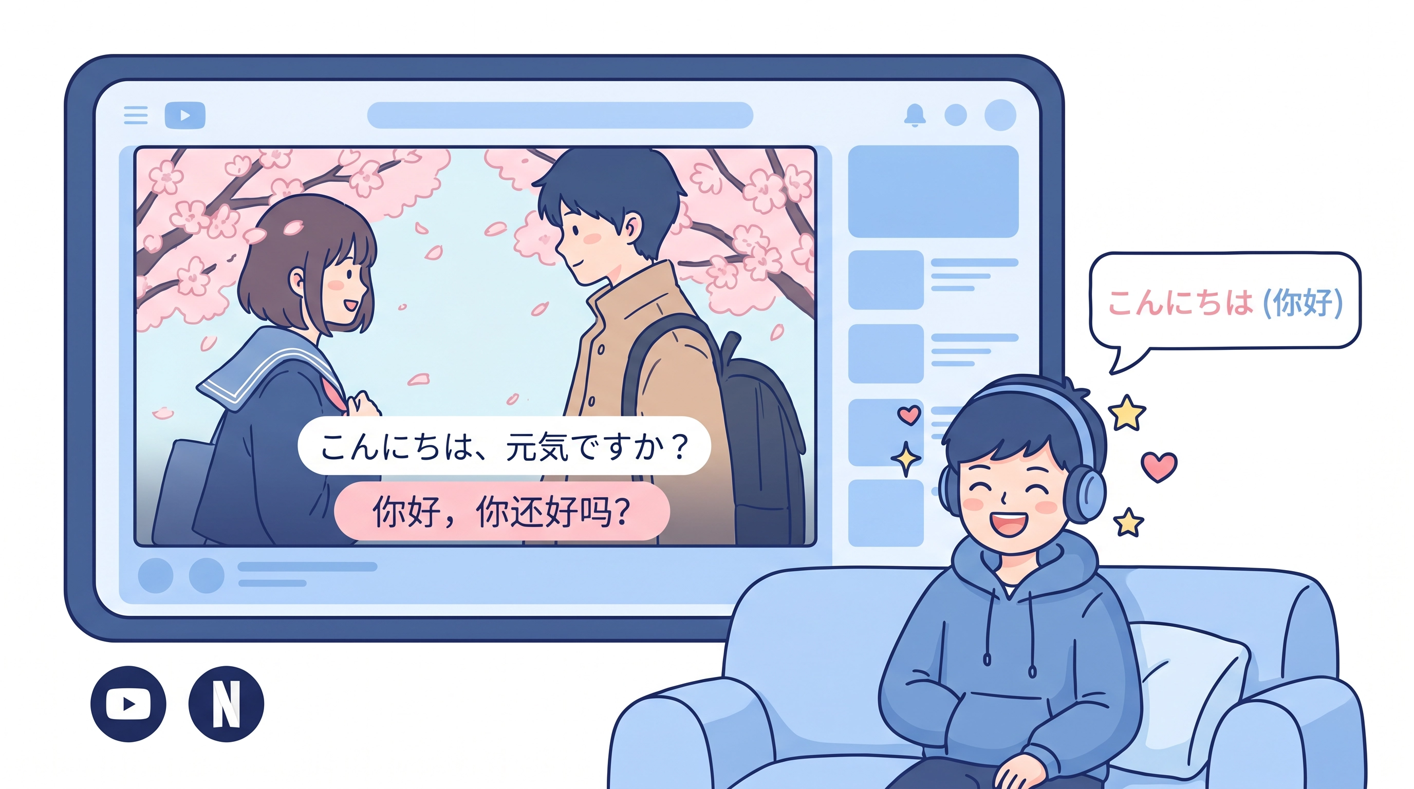 IMT SEO AI语言学习 插图 双语字幕听力