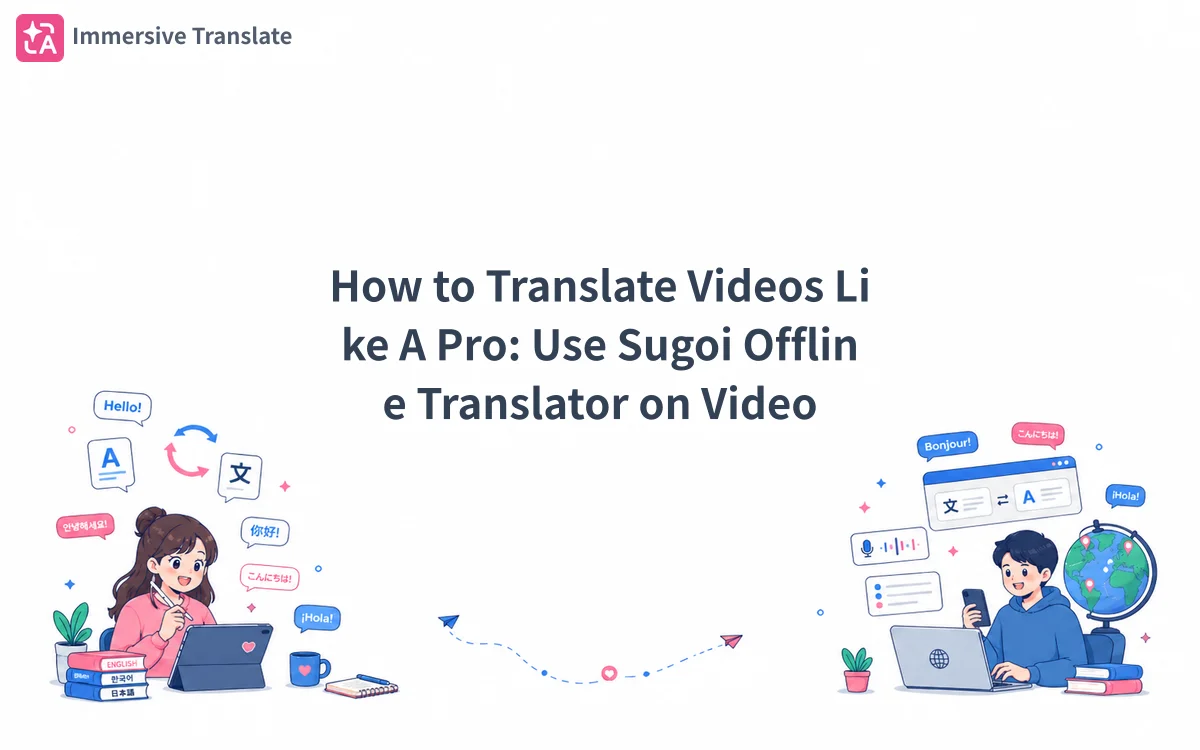 How to Translate Videos Like A Pro: Use Sugoi Offline Translator on Video