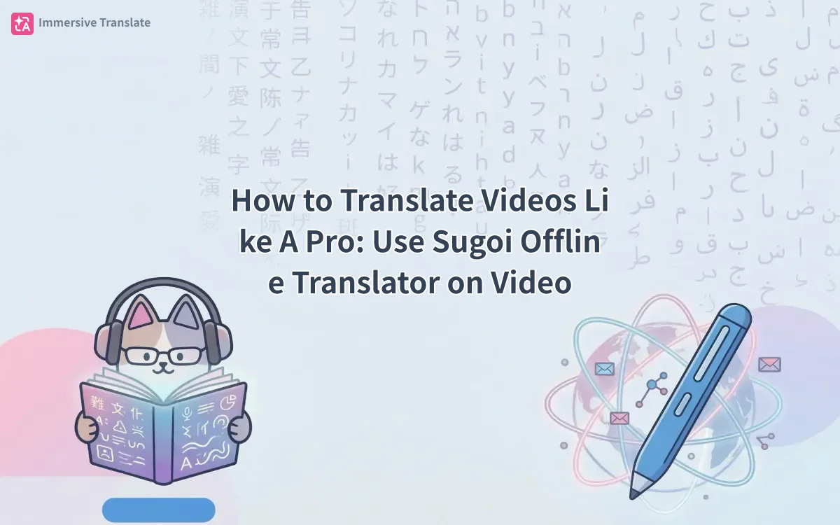 How to Translate Videos Like A Pro: Use Sugoi Offline Translator on Video - 記事のカバー画像