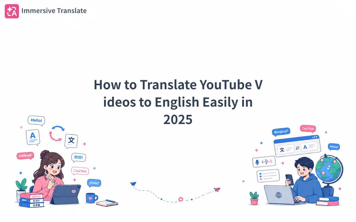How to Translate YouTube Videos to English Easily in 2025