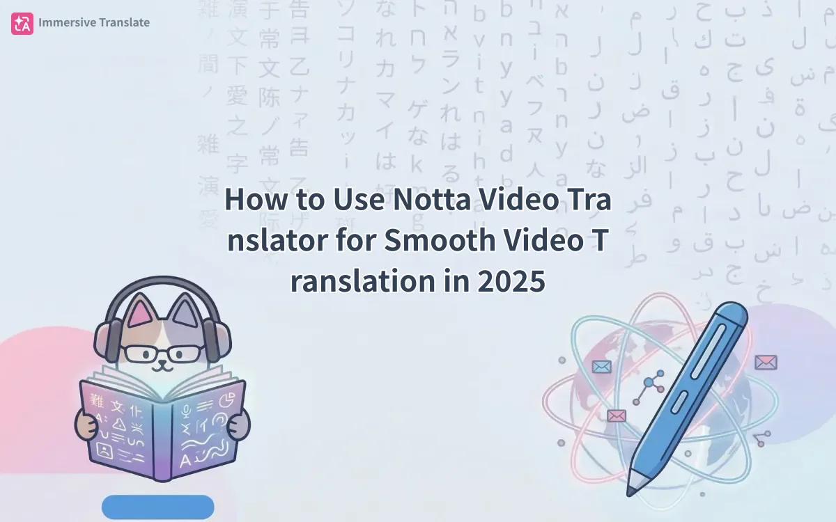 How to Use Notta Video Translator for Smooth Video Translation in 2025