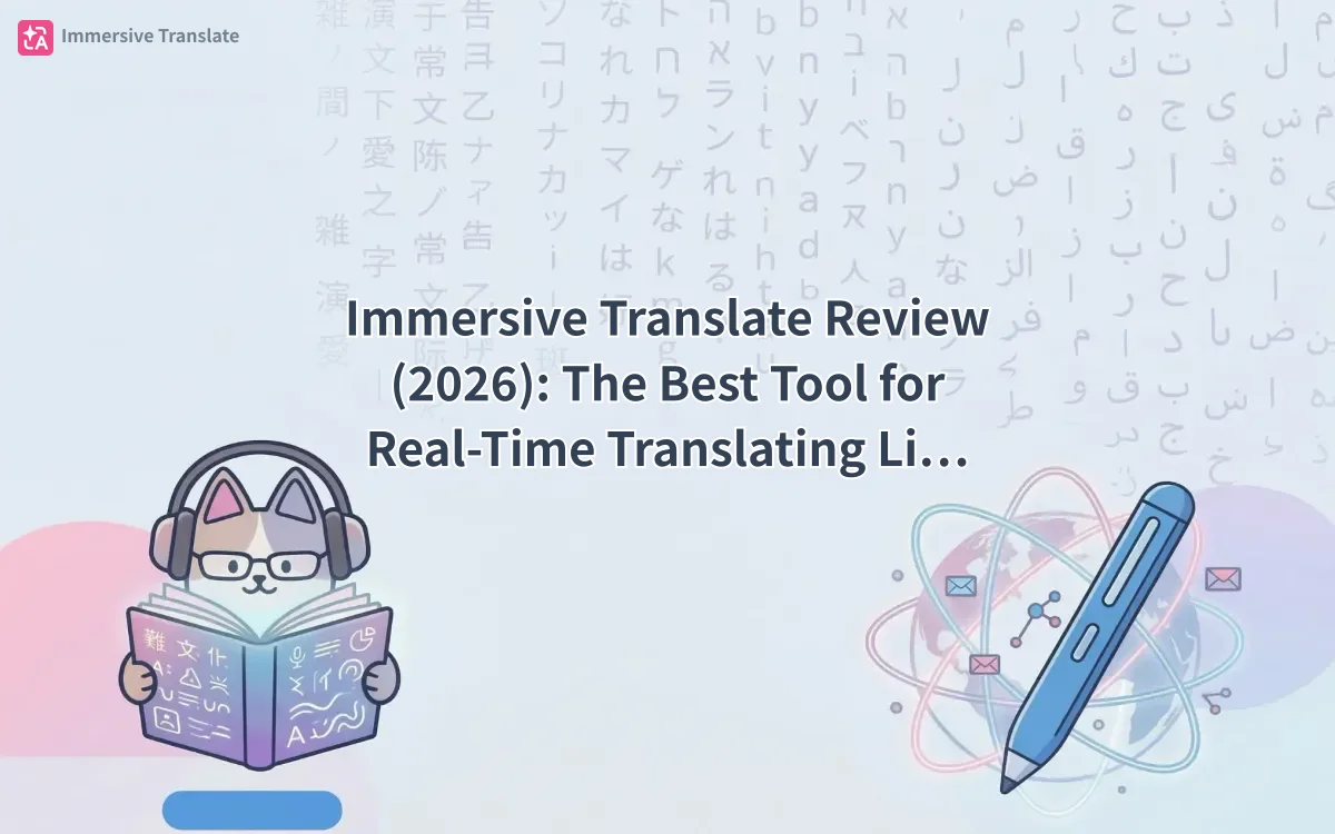 Immersive Translate Review (2026): The Best Tool for Real-Time Translating Live Video and Live Stream Content