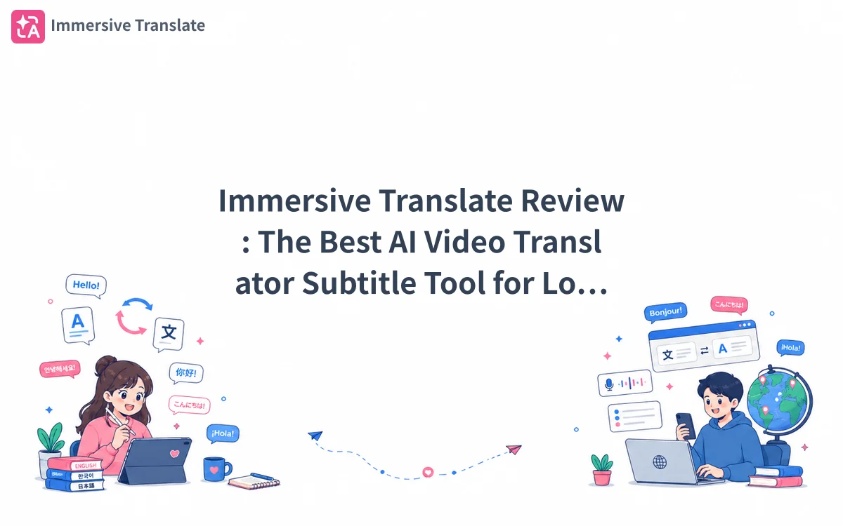 Immersive Translate Review: The Best AI Video Translator Subtitle Tool for Long Videos (2025)