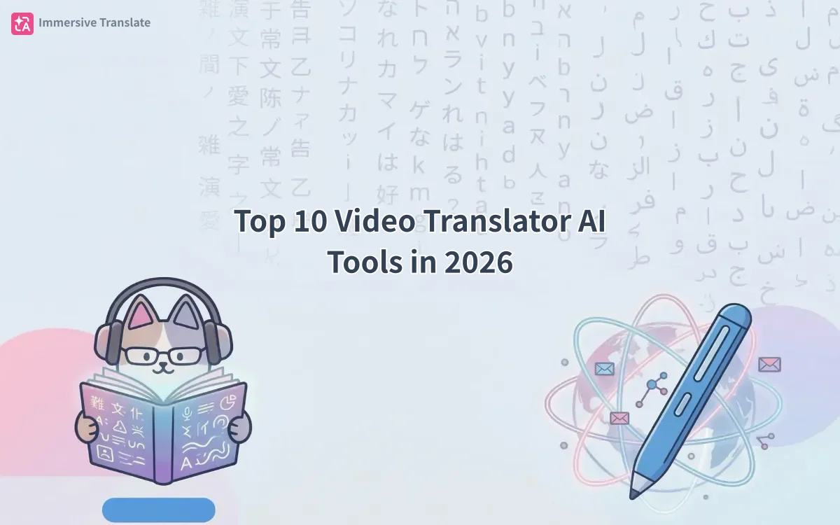 Top 10 Video Translator AI Tools in 2026