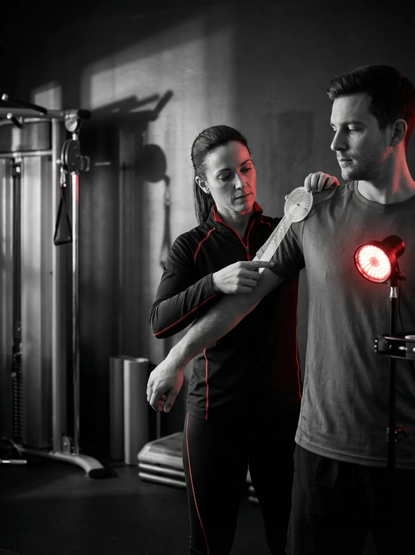 Daryl Leong physiotherapy session