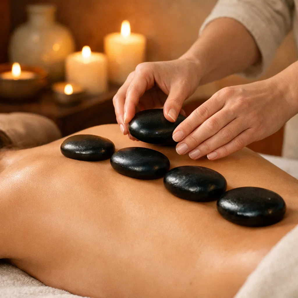 Hot stone massage