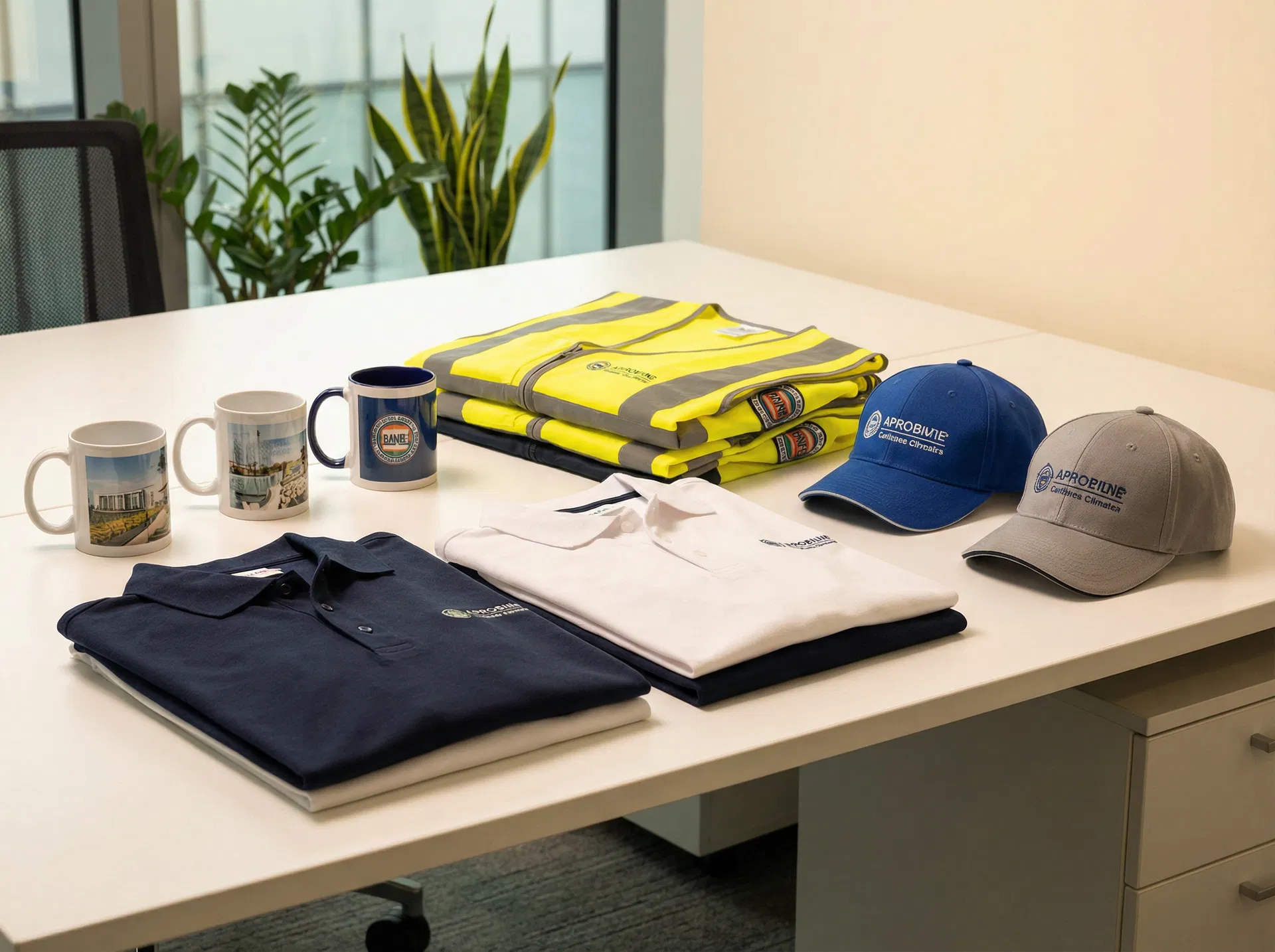 Corporate branded workwear and promotional items