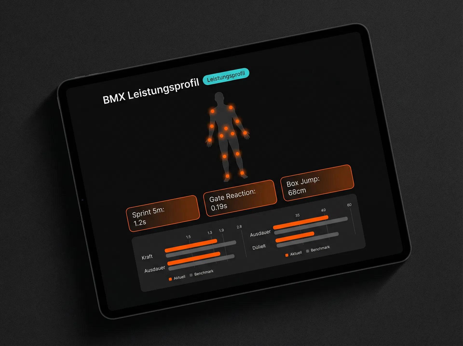 S2 Performance Hub – Athleten-Analyse mit Leistungsprofil