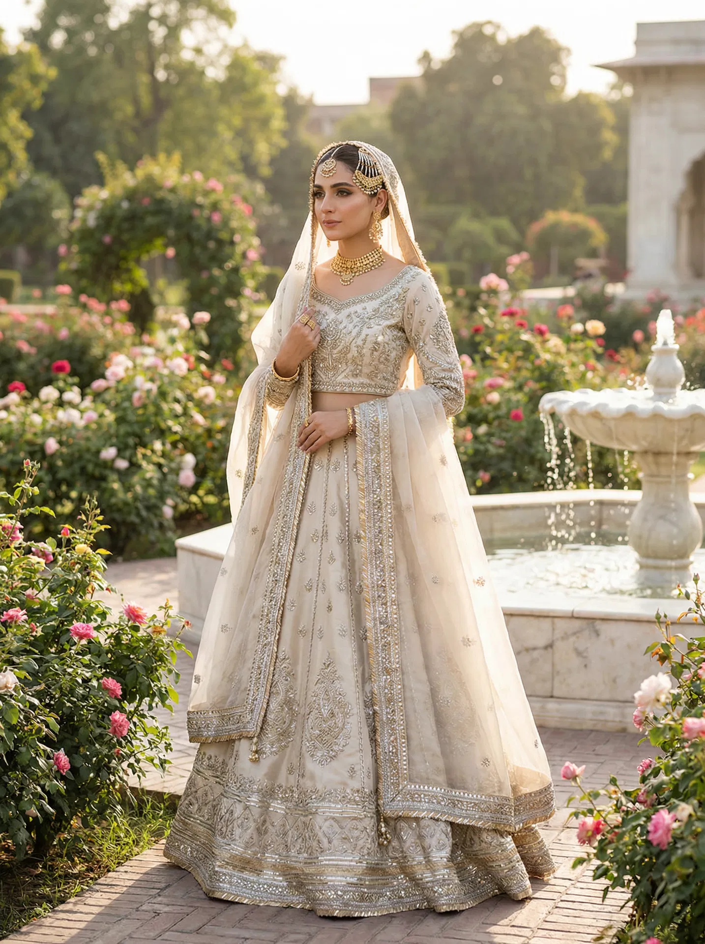 Gulshan Ivory Lehenga