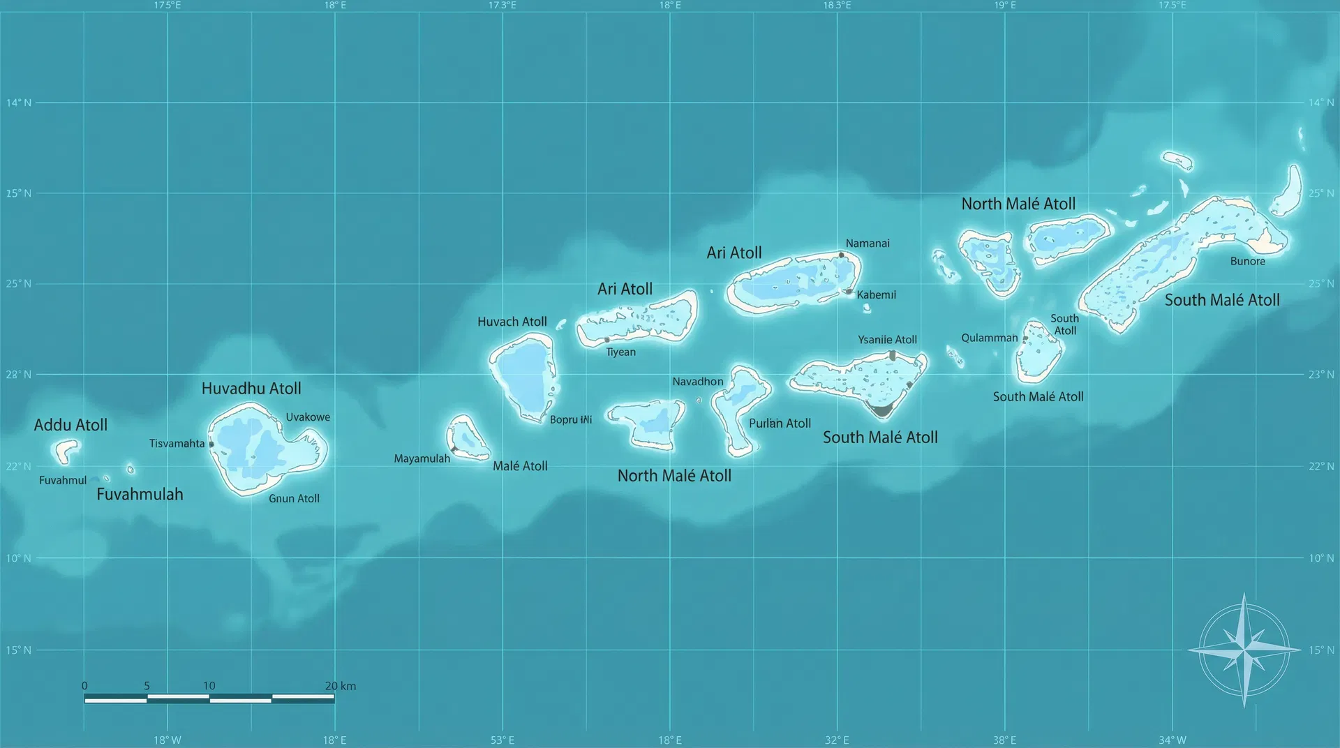 Maldives Map
