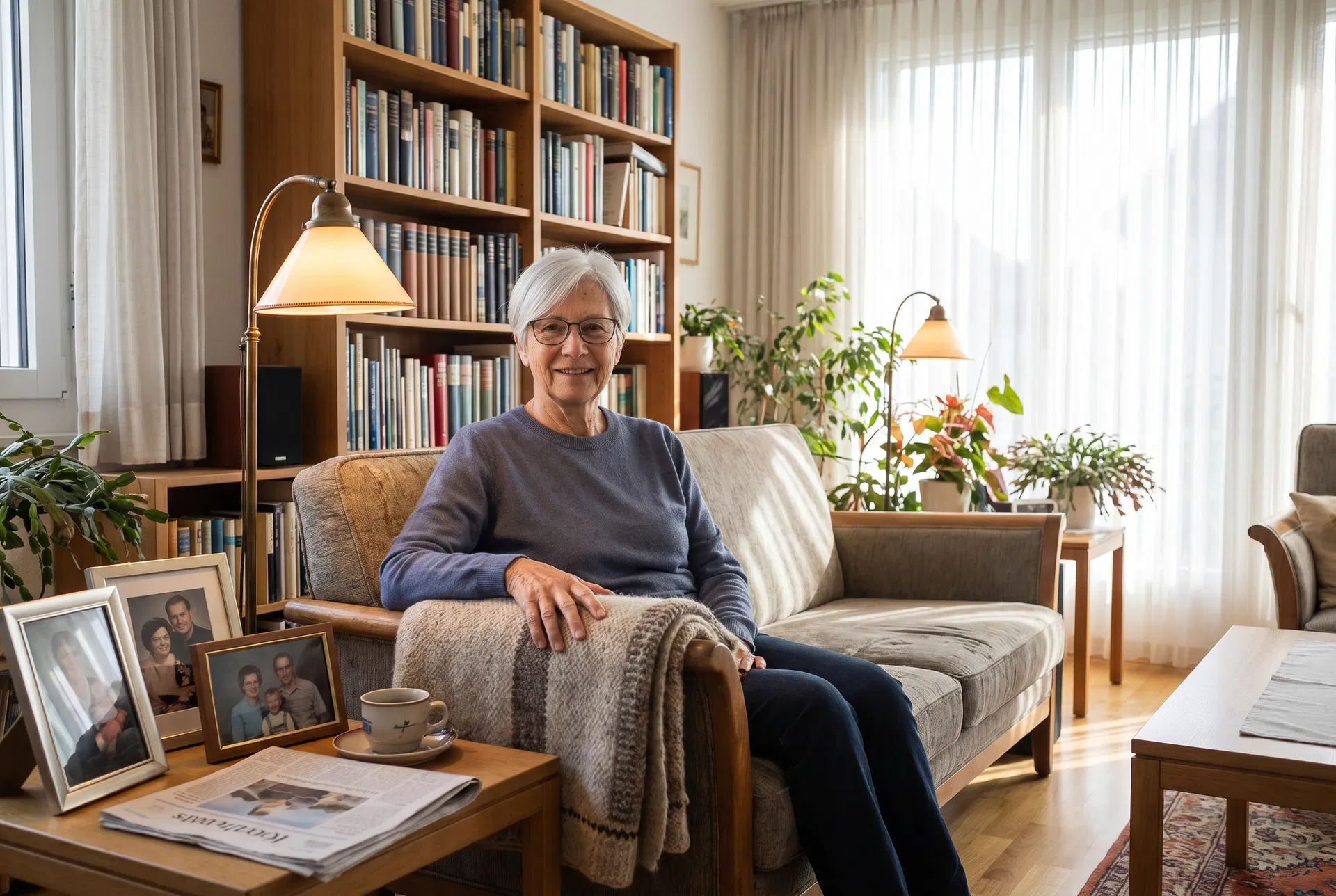 Elisabeth K. zu Hause