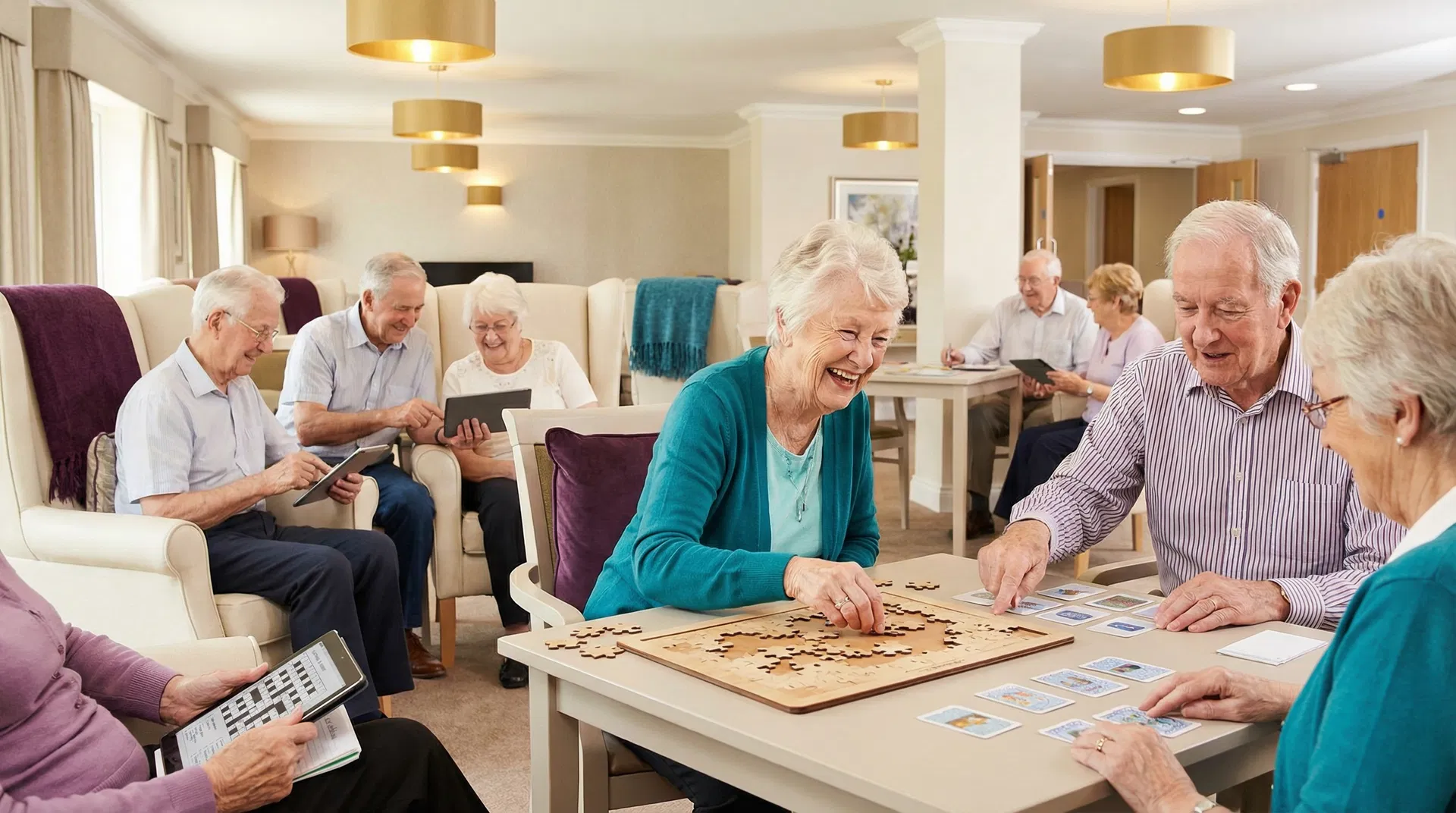 Idosos Engajados em Atividades Cognitivas