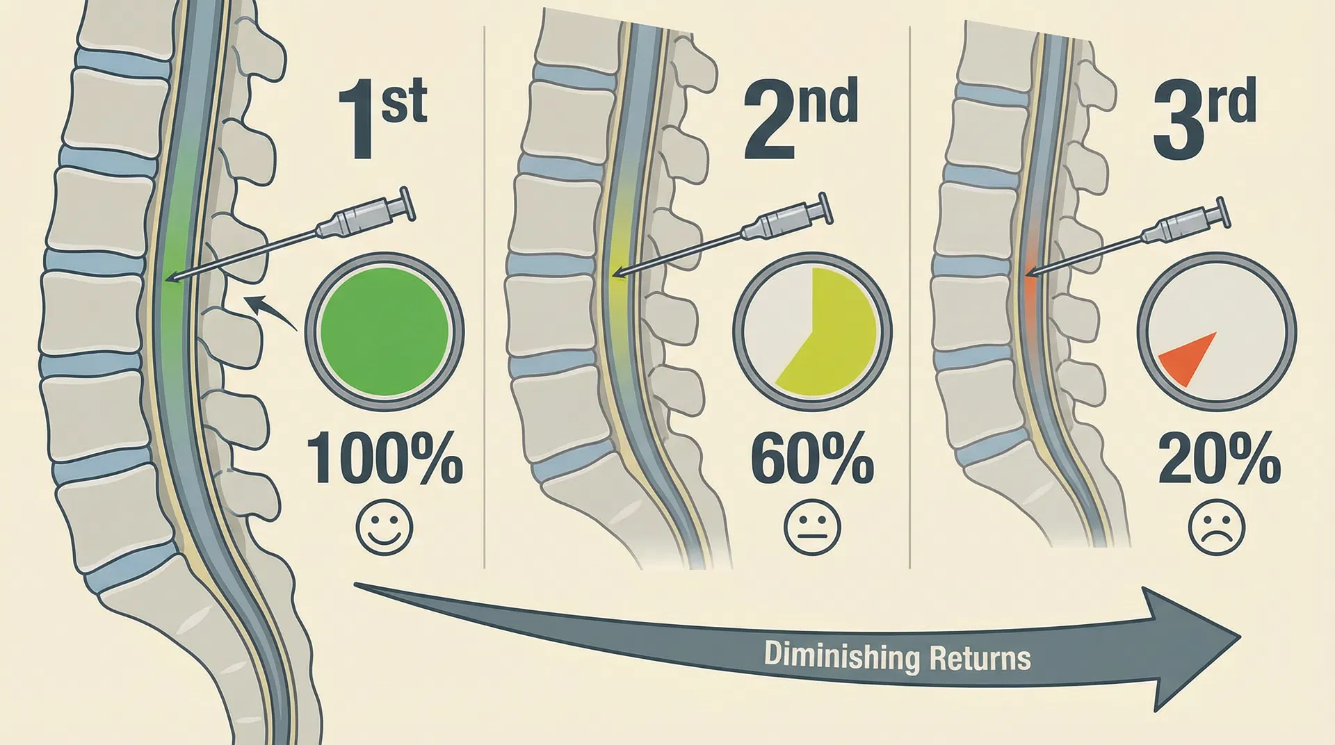 Injection effectiveness cycle
