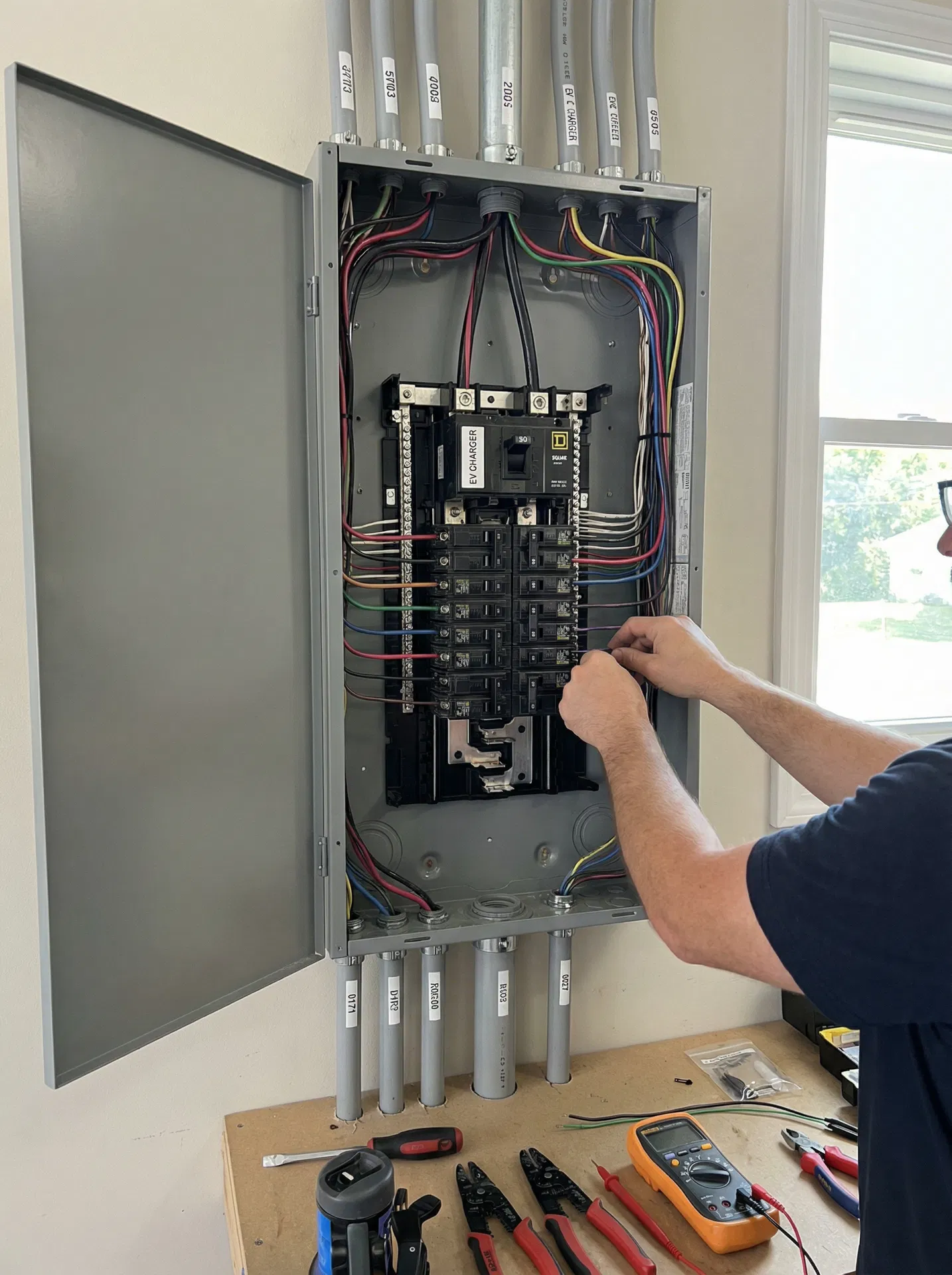 Panel Upgrade for EV Charging Circuit