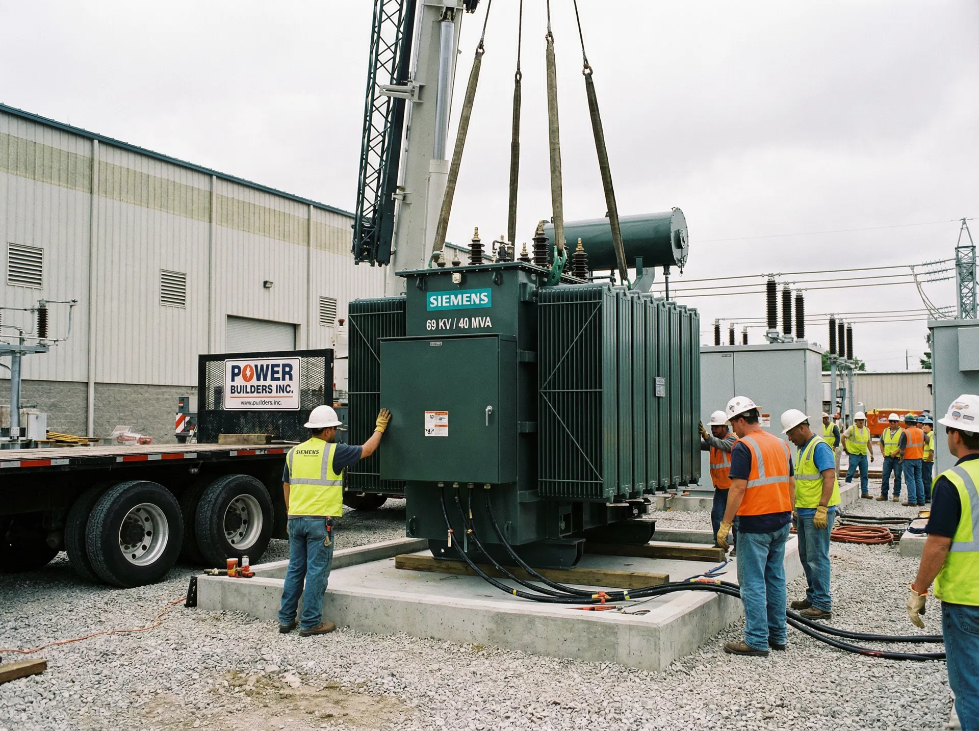 Industrial Transformer Installation