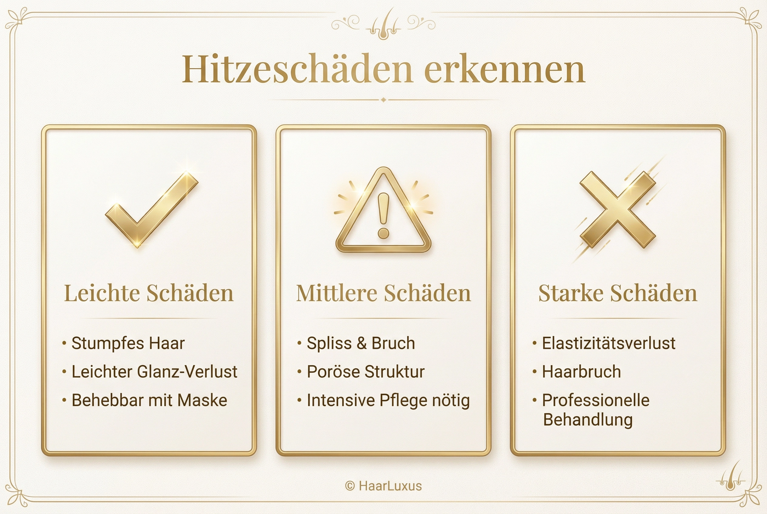 Hitzeschäden Typen und Schweregrade