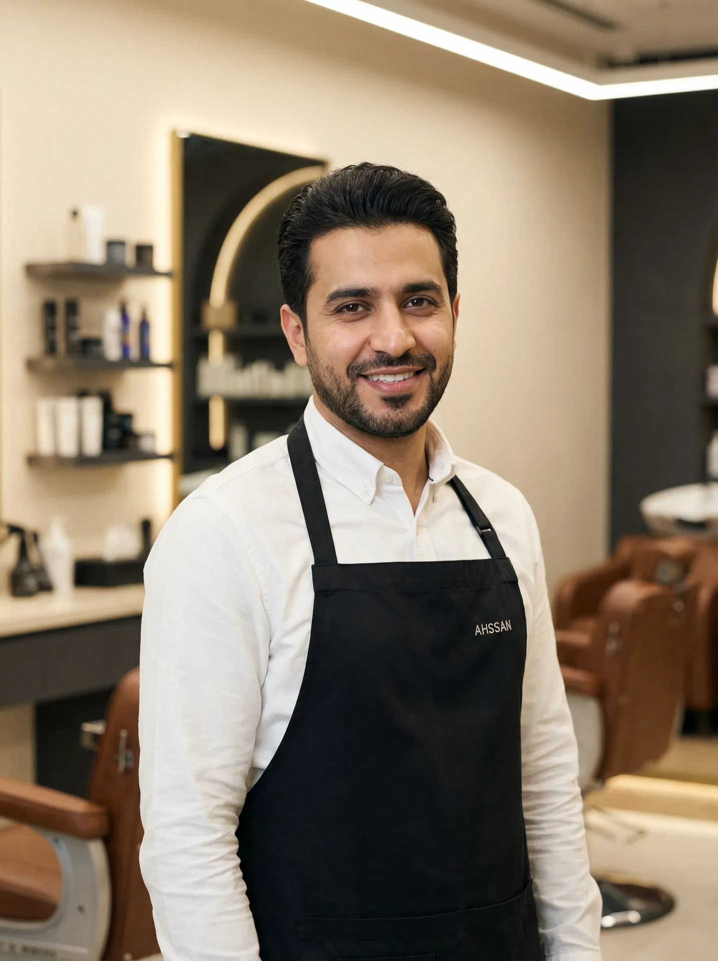 Ahssan — barbier chez Mey Beauty Salon