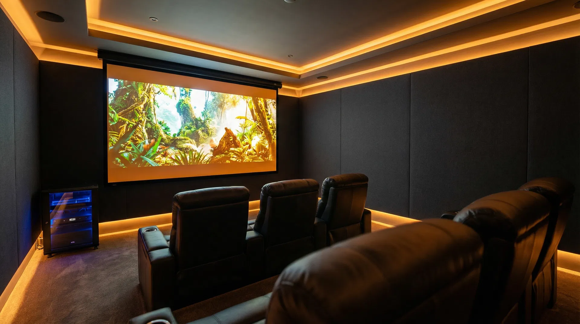 Luxury home theater installation by Smart Tech Audio & Video in Wilmington NC
