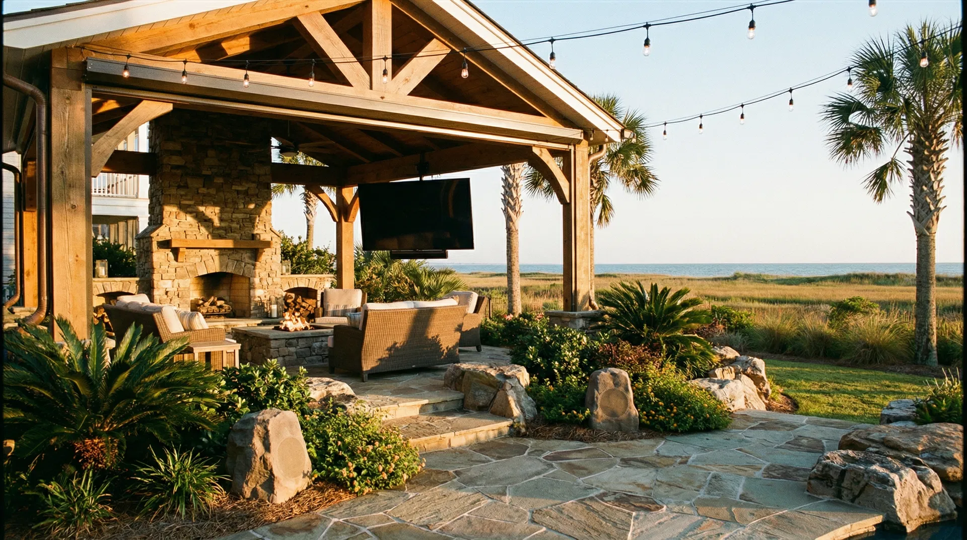 Outdoor Audio & Video service by Smart Tech Audio & Video in Wilmington NC