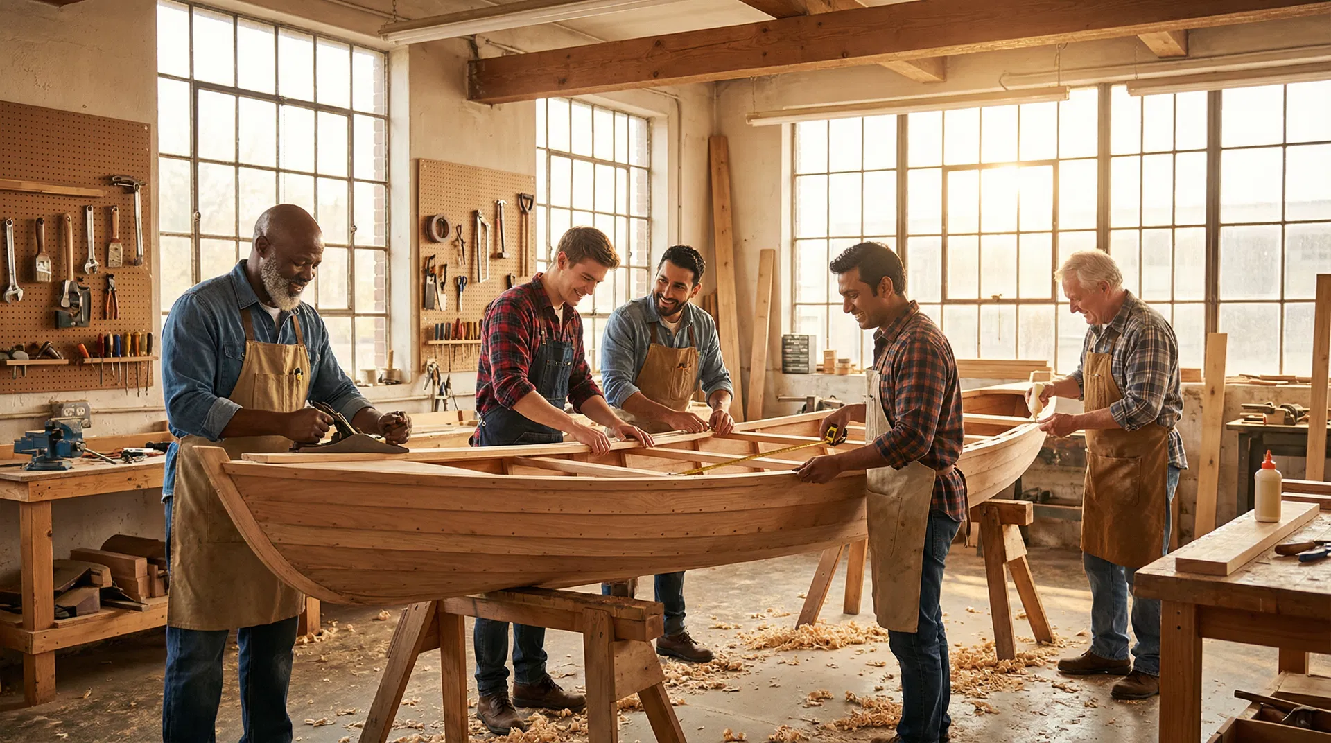 Workshop interior