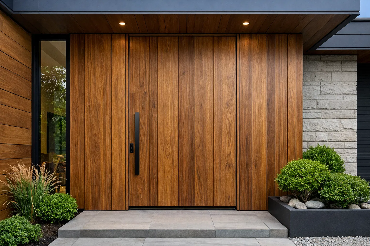 تلبيس الأبواب ببديل الخشب