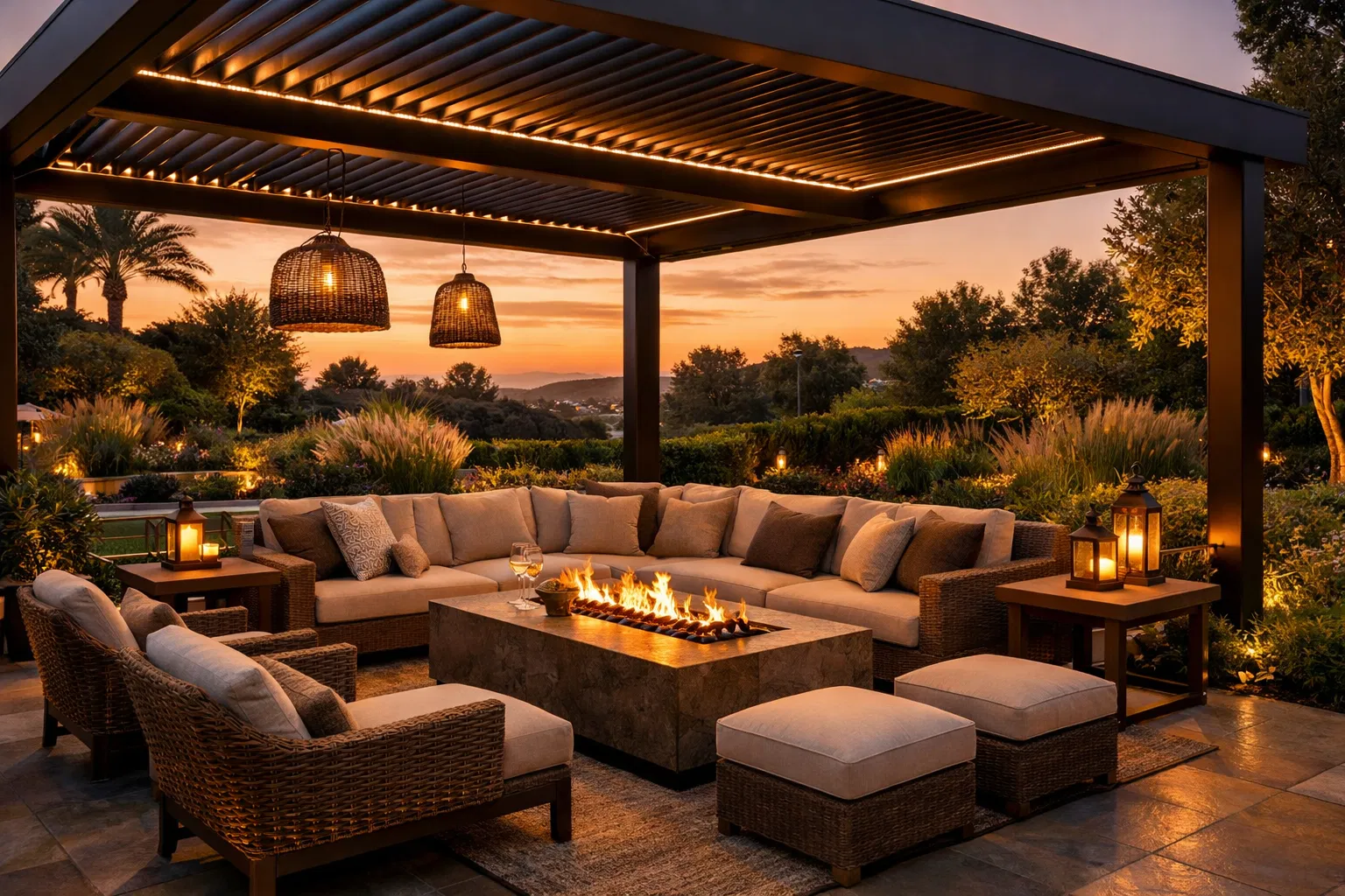 مظلات الجلسات الخارجية