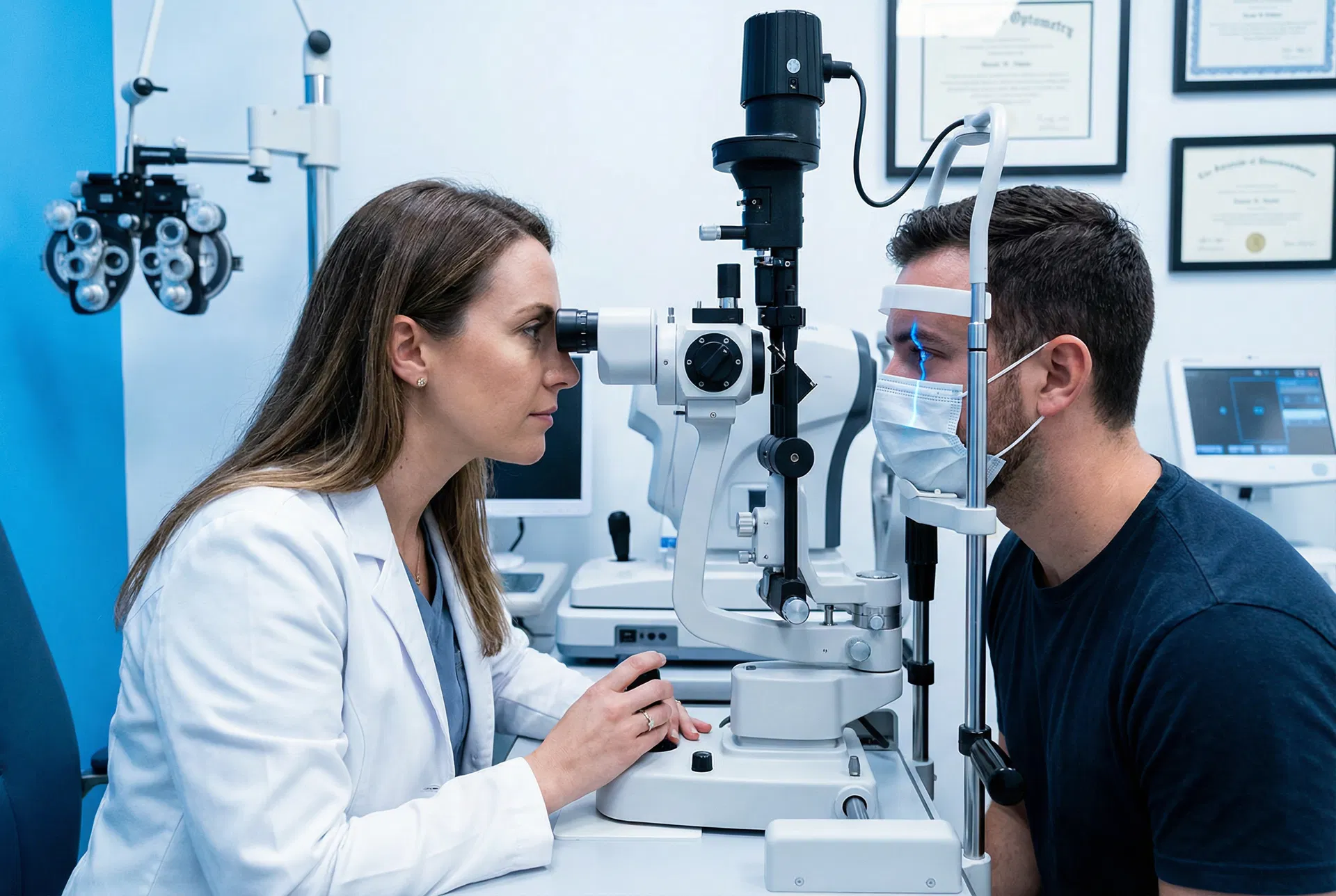 Comprehensive eye exam at ProVision Eye Associates Blue Bell PA