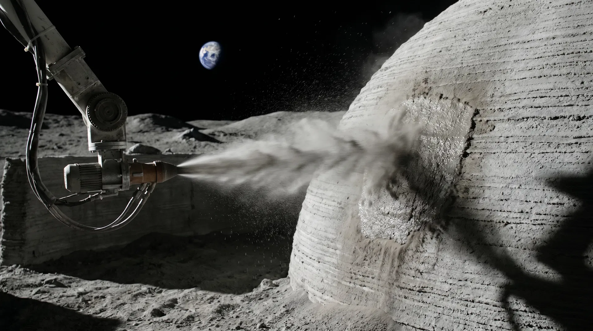 EGCS lunar construction operation