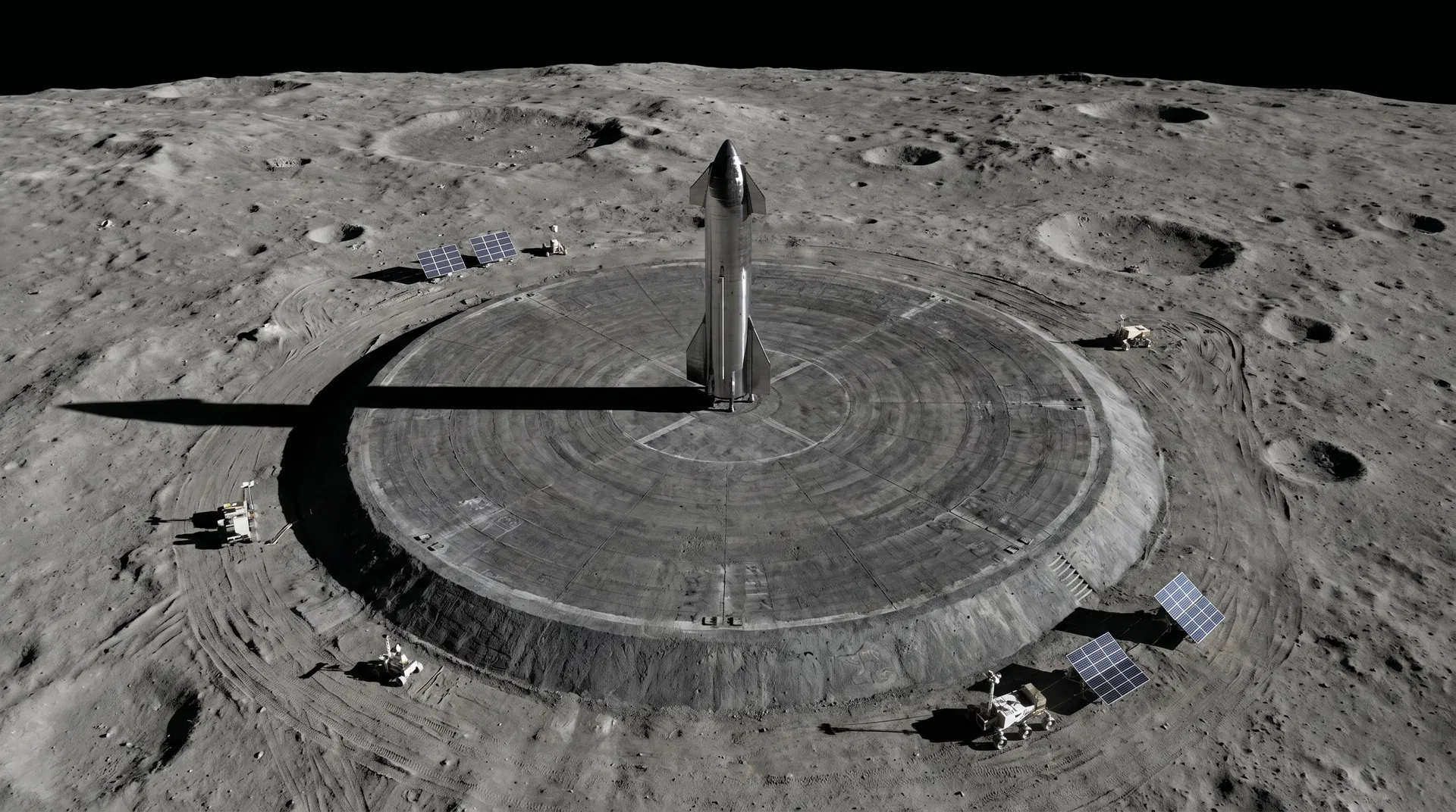 Lunar Landing Pad Stabilization