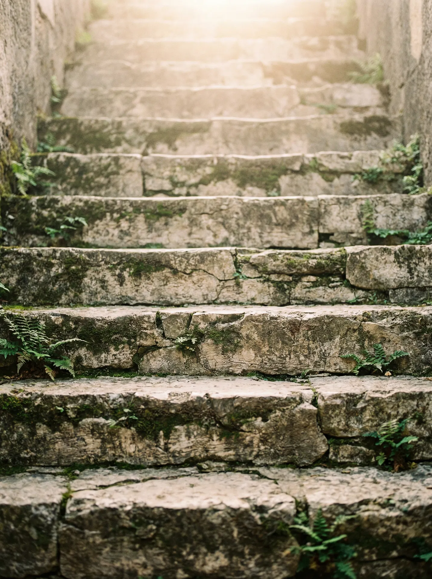 Stone steps leading upward