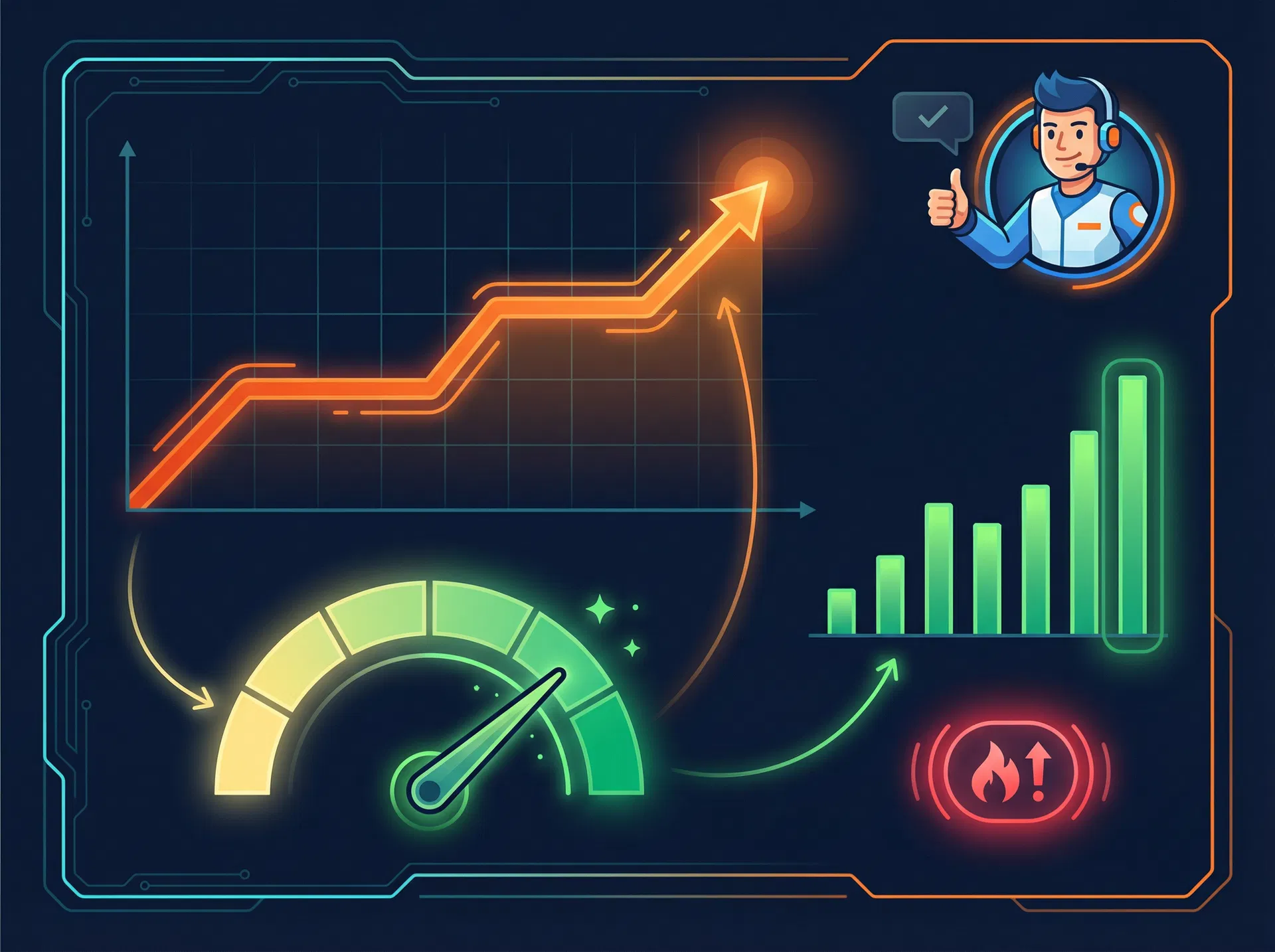 Step 2: See the Impact - revenue up, cash reserves down