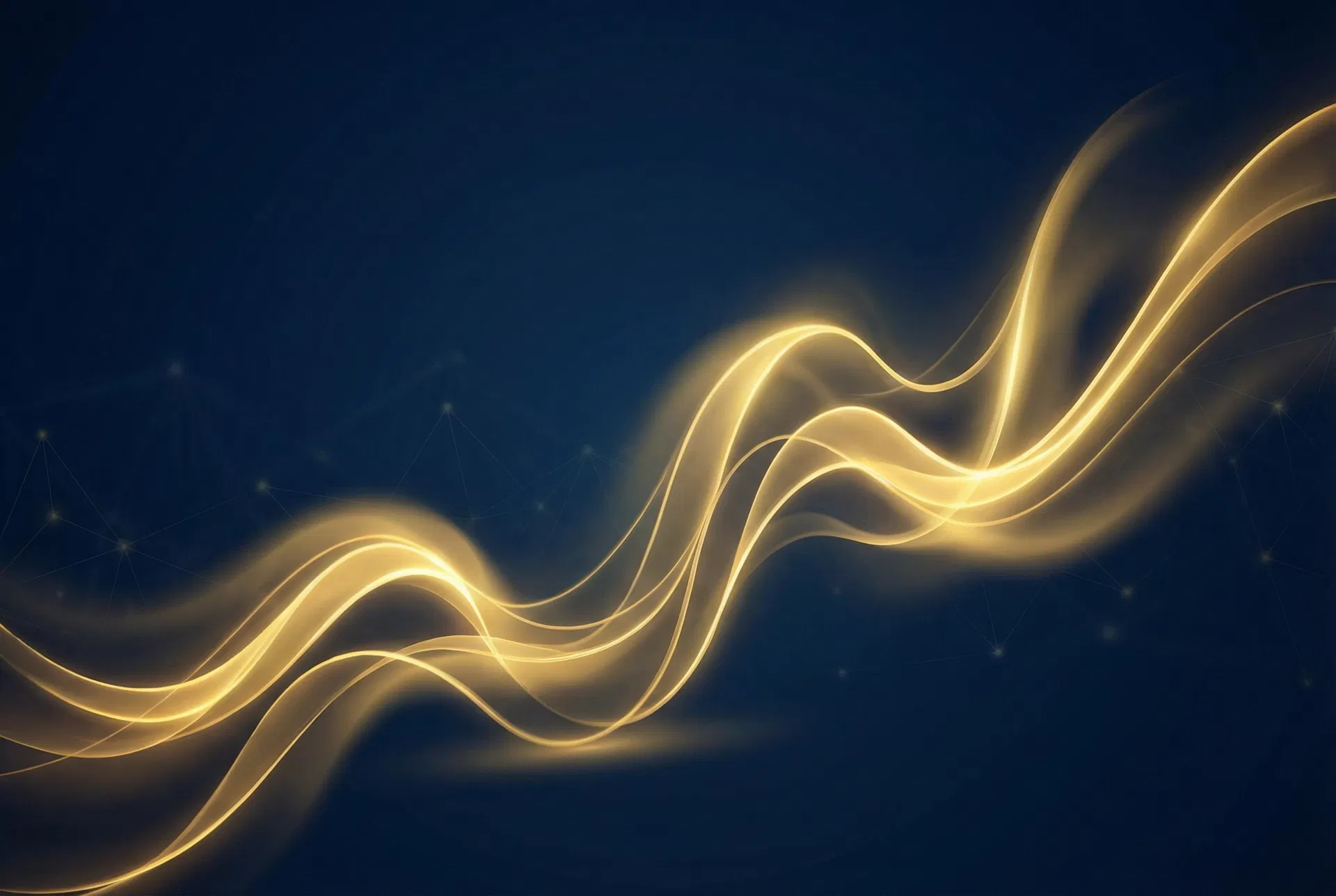Abstract gold financial growth visualization