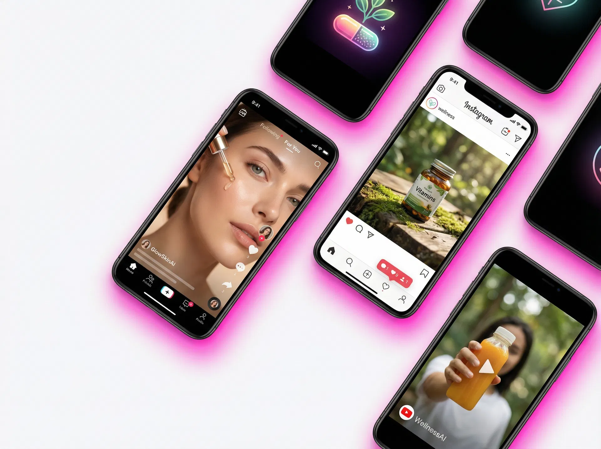 AI content across platforms