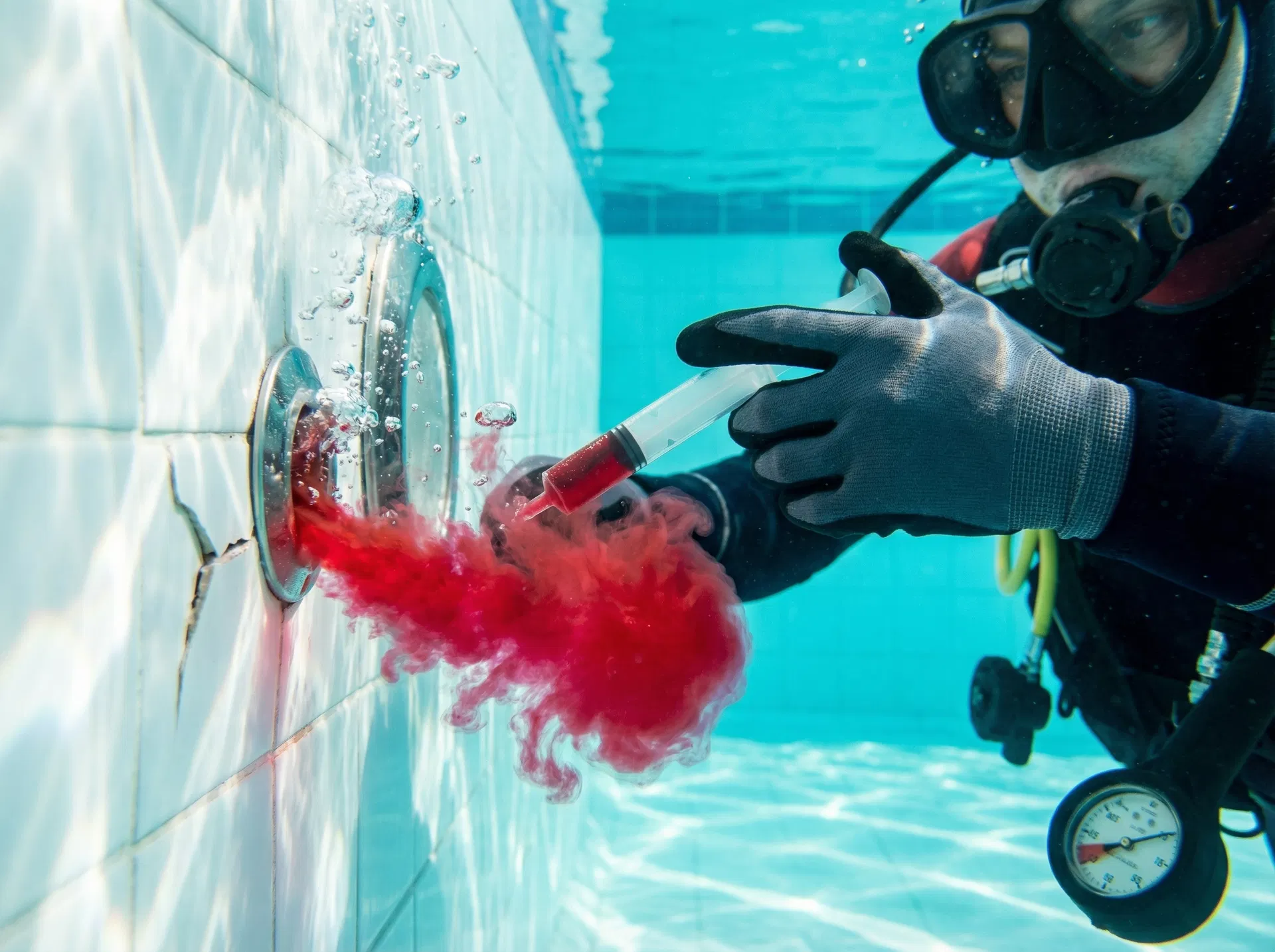 Dye Testing - Pinpointing the Exact Leak Location