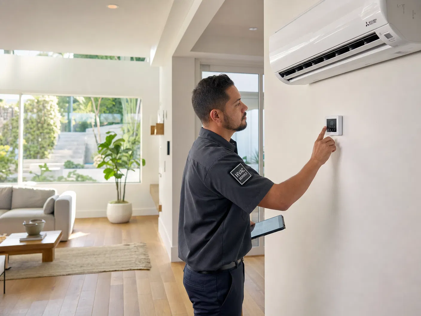 HVAC service in Los Angeles home