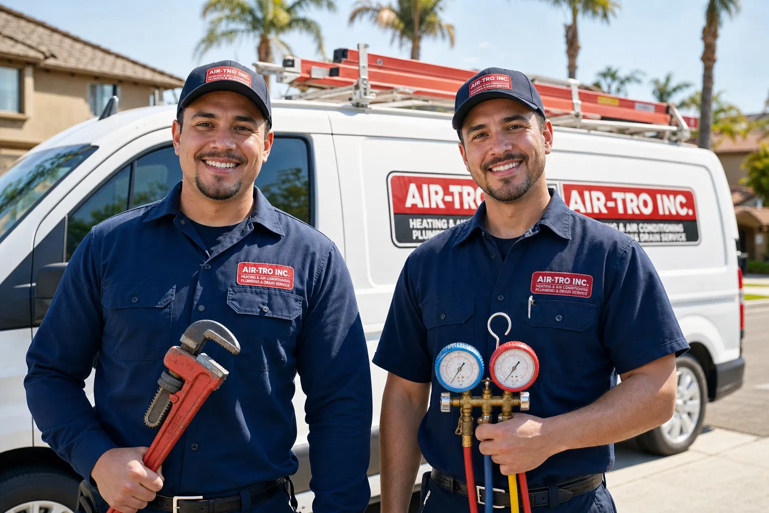 HVAC and plumbing contractors in Downey, CA