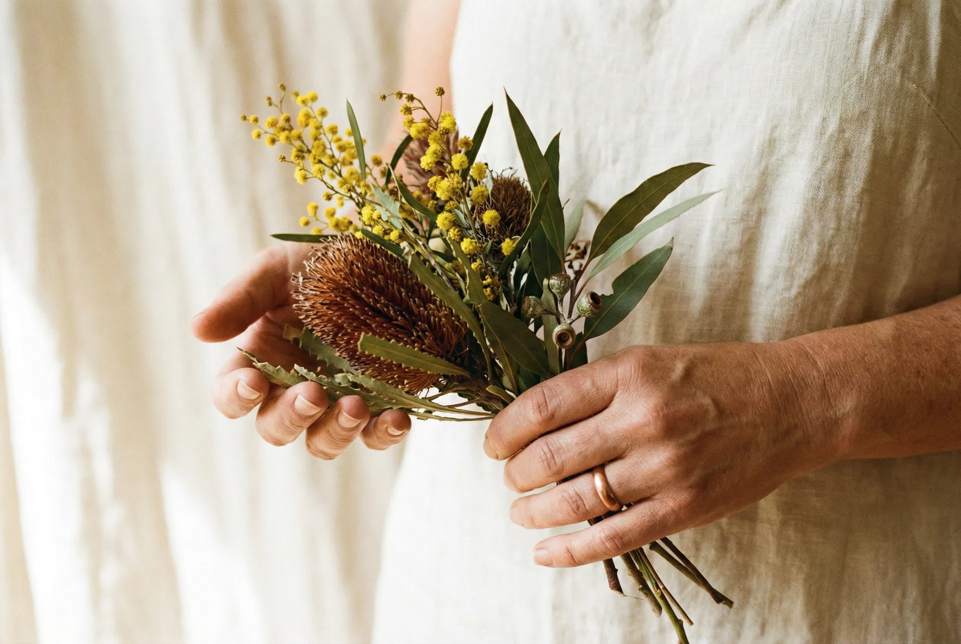 Native Australian wildflowers  -  celebration and new beginnings
