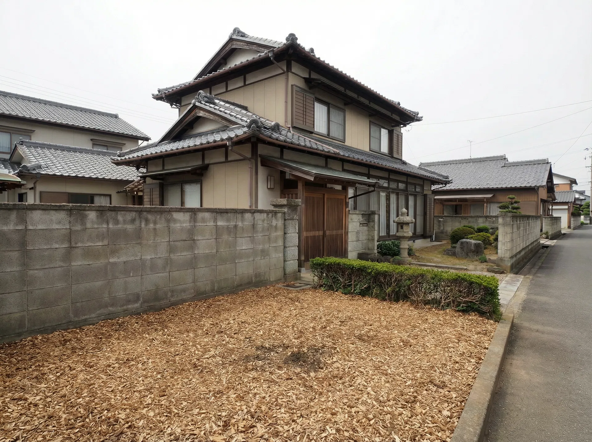 伐採作業後の様子