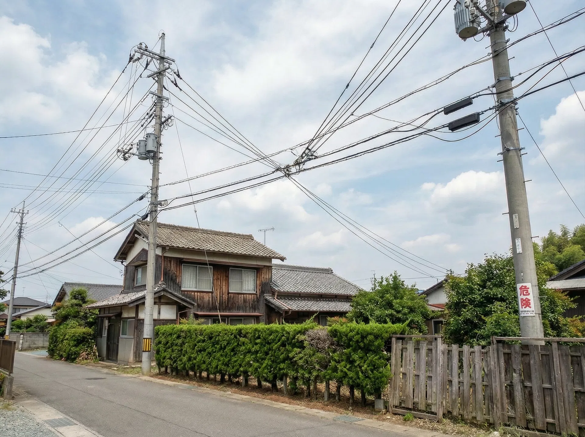 伐採作業後の様子