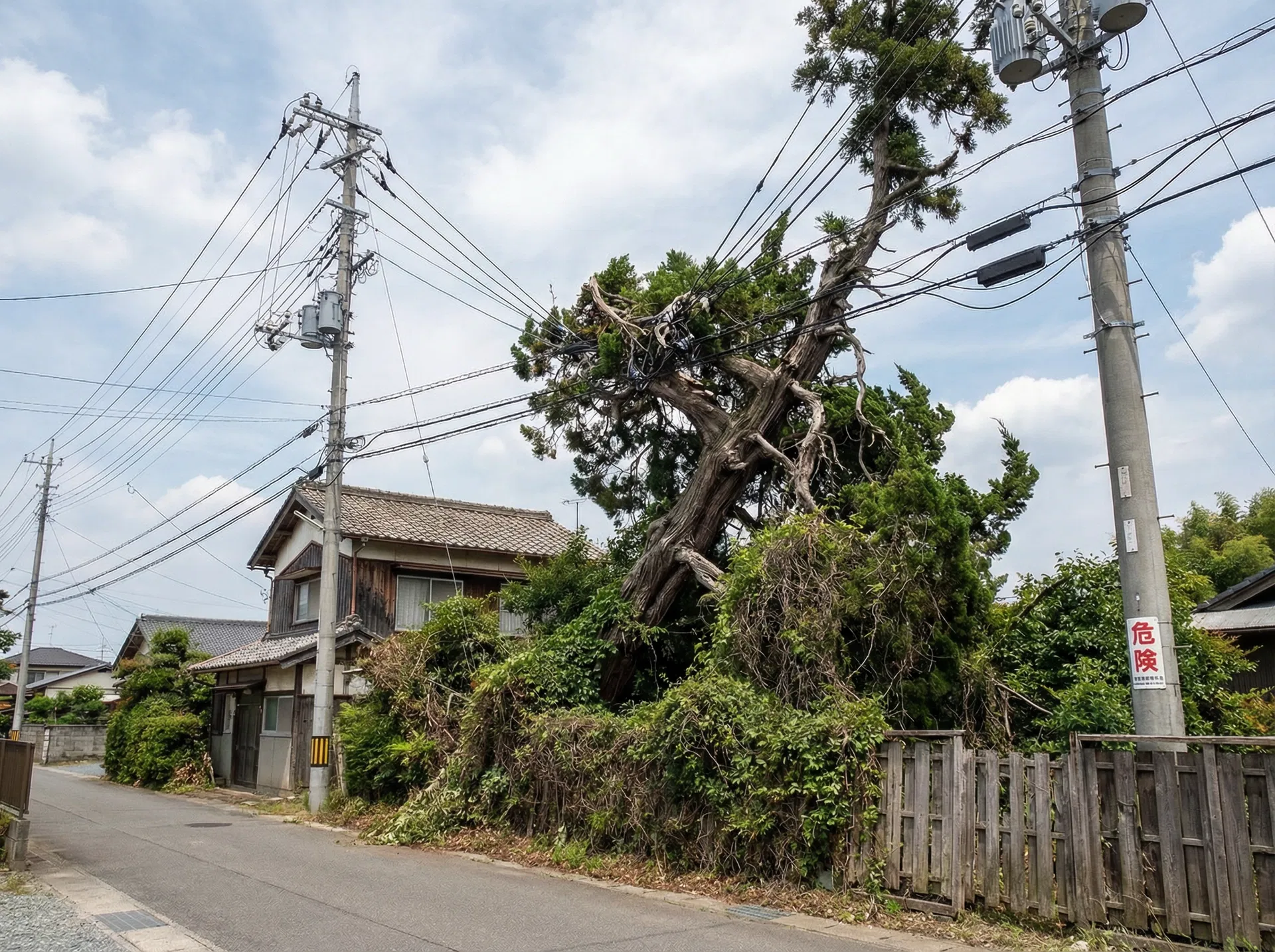 伐採作業前の様子