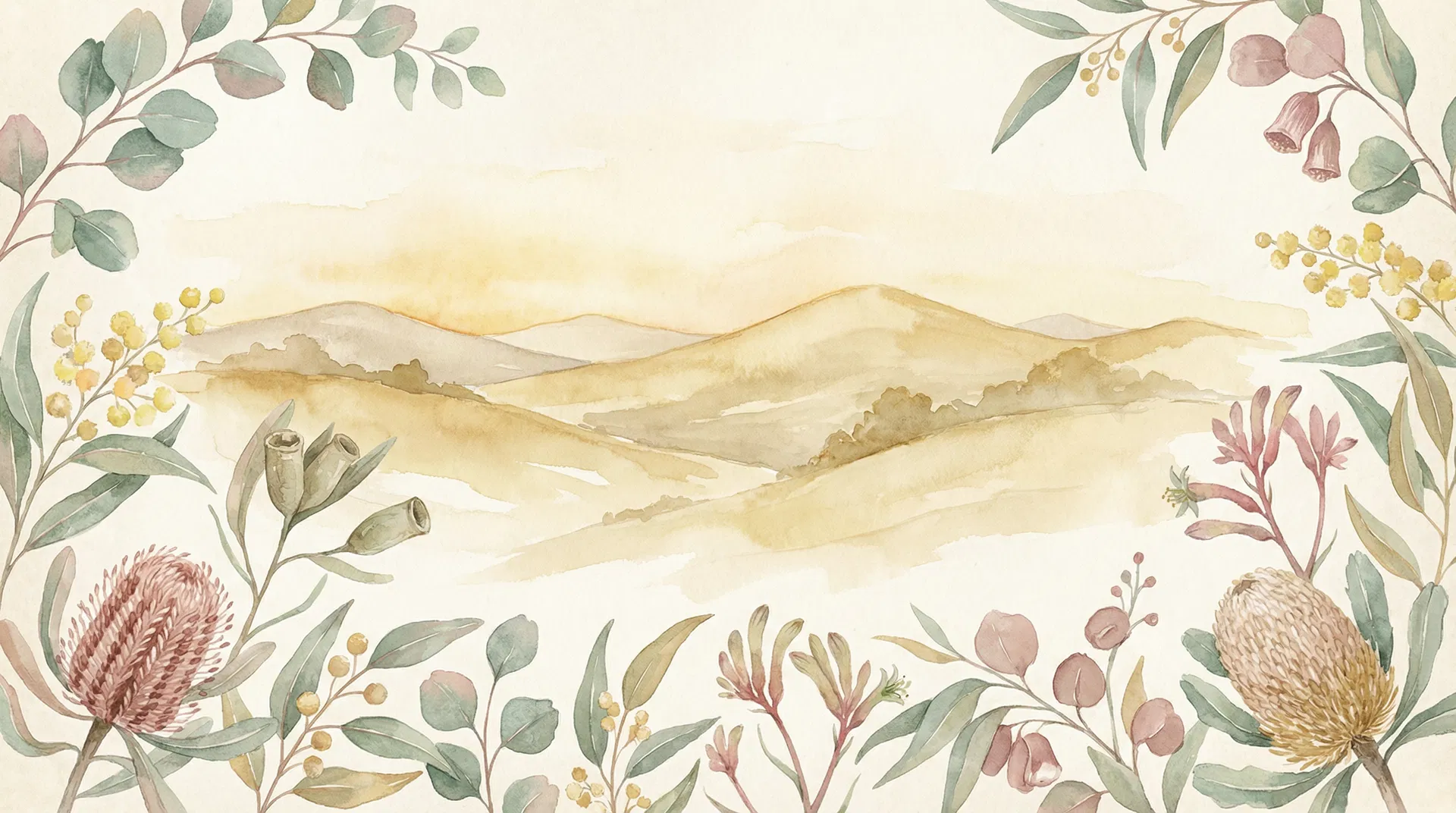 Wedding botanical illustration