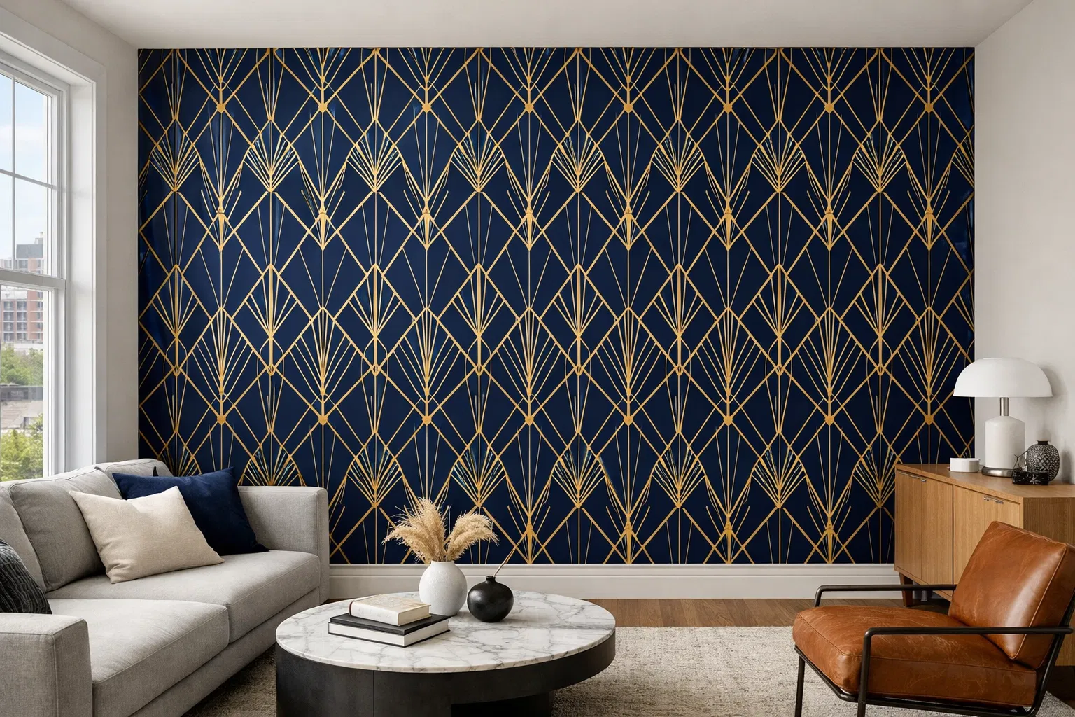 Laota's Beauty Salon - Residential Wallpaper Installation in Milwaukee
