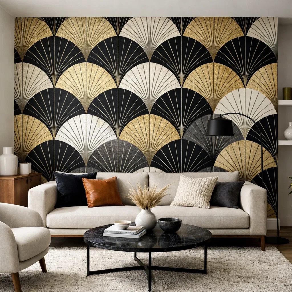 Lora's Divine Hair Appointments - Accent Wall Wallpaper Installation Milwaukee WI
