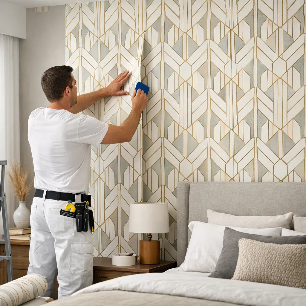 Lora's Divine Hair Appointments - Residential Wallpaper Installation Milwaukee WI