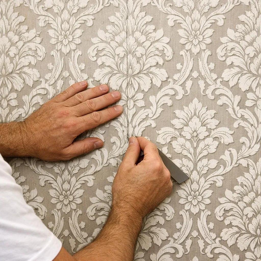 Custom Pattern Alignment Wallpaper Installation in Houston