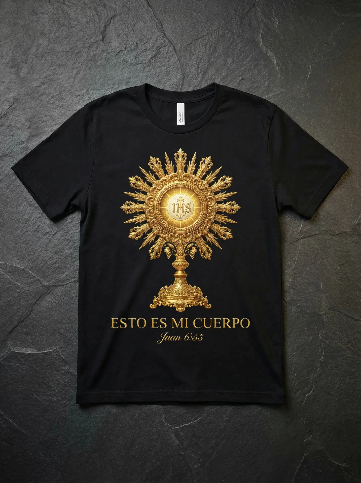Esto Es Mi Cuerpo — Camiseta Negra - foto 1